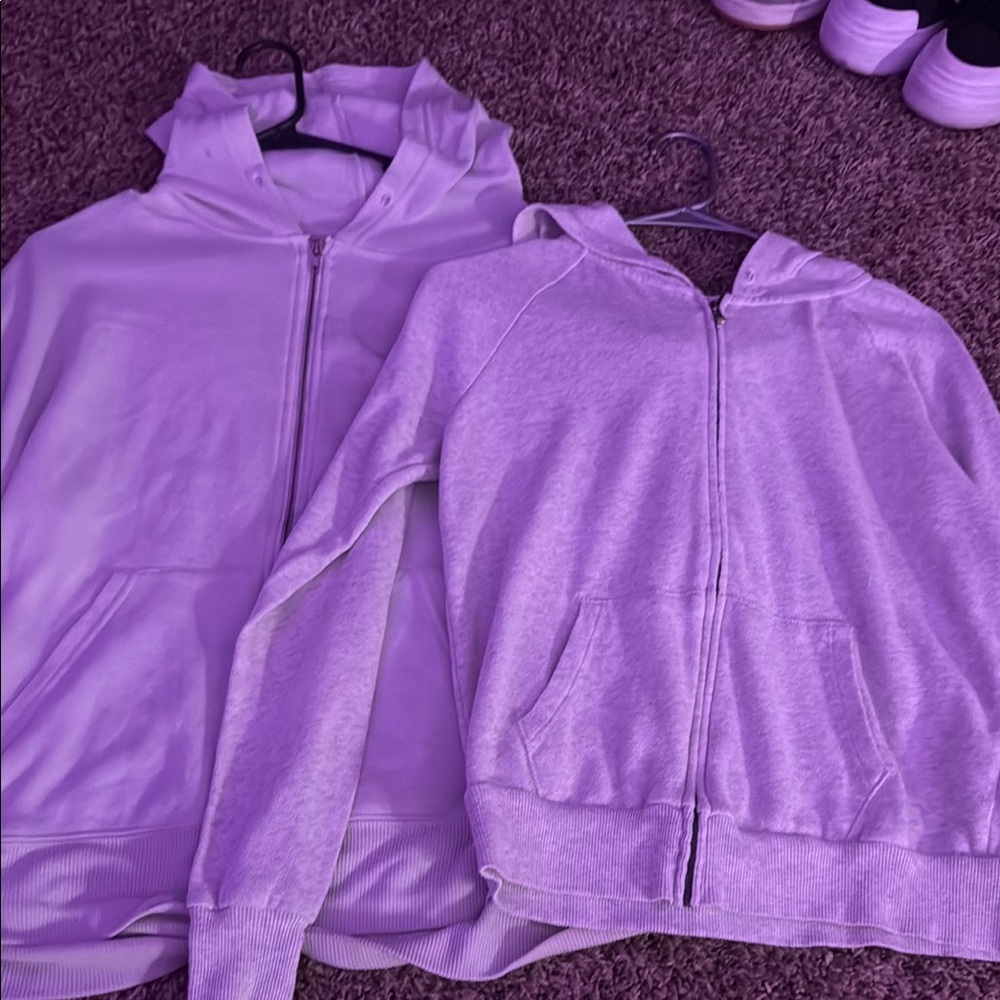 grey hollister jackets